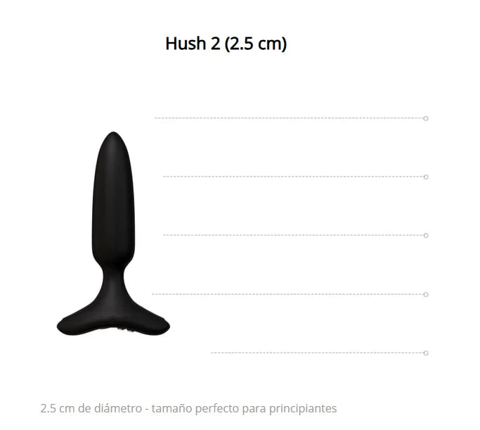 VIBRADOR ANAL HUSH 2