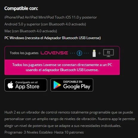 VIBRADOR ANAL HUSH 2